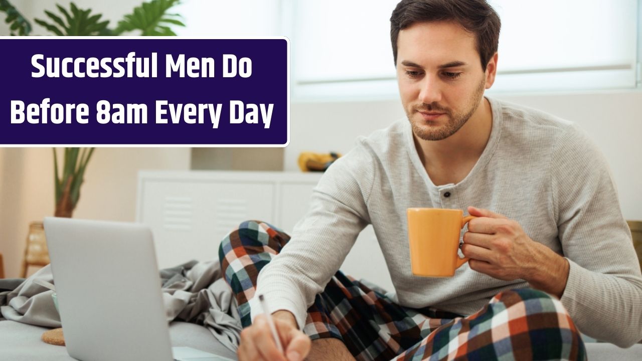 5 things highly successful men do before 8am every day, according to psychology